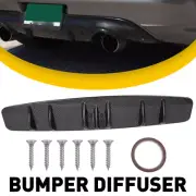 33" Lower Rear Bumper Diffuser Spoiler Splitter Wing Trim Carbon Fiber Univers H (for: Renault)