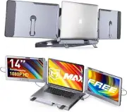 Triple Screen Laptop 14" Extender 360° Rotation for 12-17'' Laptops