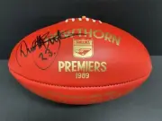 AFL HAWTHORN HAWKS 89 PREMIERS SHERRIN FOOTBALL Signed by Dermott Brereton - MCG