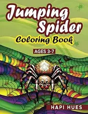 Jumping Spider Coloring Book