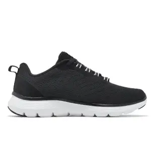 【SKECHERS】慢跑鞋 Flex Appeal 5.0 女鞋 黑 白 綁帶 緩衝 透氣 健走 運動鞋(150201-BKW)