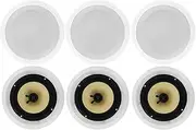6 x 6.5in Selby In Ceiling Speakers Synthetic Fibre 100W CS608