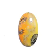Natural Bumble Bee Gemstone Earth Mine Stone For Making Jewellery Pendant. #078