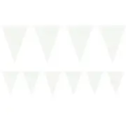 White Plastic Flag Banner (10m)