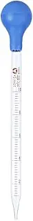 Generic Thick Glass Dropper Scale Pipette, 1/2/3/5/10ml, Clear