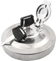 LUMIXE Replacement oil Fuel Tank Cover w Lock, for Excavator EX Replacement Fuel Cap