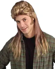Blonde Long Mullet Wig