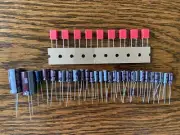 Denon DP-47F Recap Kit Capacitors Turntable Speed Repair Set (37 parts)