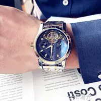 在飛比找樂天市場購物網優惠-2021新款潮流手錶男士鏤空新概念全自動機械錶黑科技運動男錶