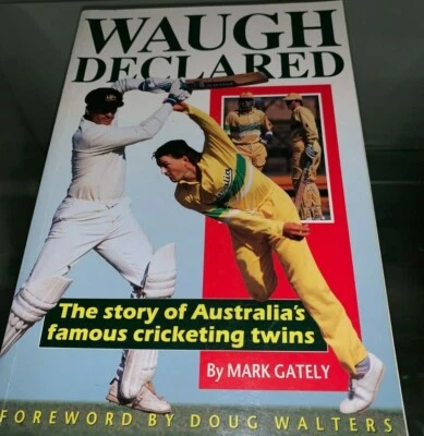 Steve Waugh & Mark Waugh signed - "War Declared" Book