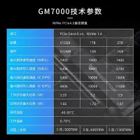 在飛比找Yahoo!奇摩拍賣優惠-移動硬盤宏碁掠奪者GM7/GM7000固態硬盤M.2NVME