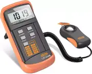 Dr.Meter Light Meter, Illuminance/Light Meters LX1330B Digital, 0-200,000 Lux Me