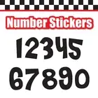 3x Custom Single Number Sticker Individual 3 digit Door Mailbox Cheri