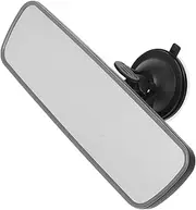 ETHZZLE Car Rear View Mirror - 9.6 Inch Glass Flat Panel Wide Angle Vision for Safer Driving Lightweight Universal for Cars Suvs Trucks