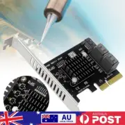 PCIe To 5-Port SATA3.0 Expansion Card Jmb585 Chip for Windows/Linux/Mac OS