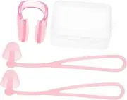 Totority 1set Skid Swim Nose Clip and Earplugs Nose Clips for Adults and Easy to Clean for Swimming Comfortable Ear for Men