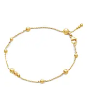 Georg Jensen 18K Yellow Gold Moonlight Grapes Polished Ball Link Bracelet