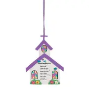 Ten Commandments For Kids Sign Craft Kit - Craft Kits - 12 Pieces