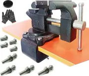 2-In-1 Work Bench Vise, Upgraded Multi-Purpose Table Vice, Universal Rotate 270°