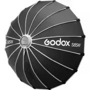 Godox S85W Bowens Mount Umbrella-Style Easy Lock Softbox (Black/White, 85cm)