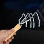 4 Teeth Garden Hand Rake Manual Weeding Rake Gardening Hoe Loose Soil