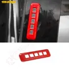 For 2021-2022 Ford F150 ABS Red Door Password Code Lock Switch Button Cover Trim