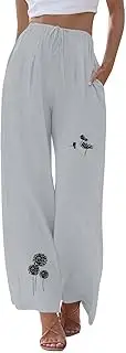 [Generic] Zipper Leggings Fashionable Casual High Waist Drawstring Wide Leg Pants Womens Slim Fit Pants