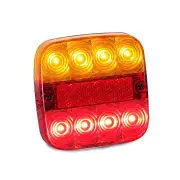 LED Autolamps Stop Tail Indicator Light Trailer Lamps 12V 8 LED Lamp Bulk