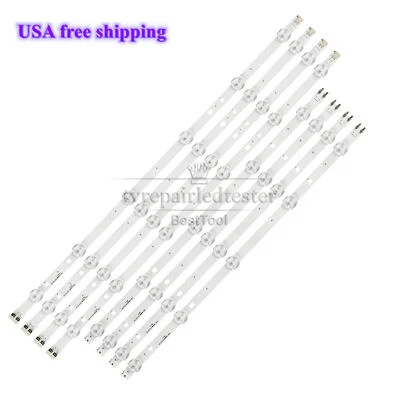 KIT/8pcs LED Strips for Samsung 46" TV D3GE-460SMB-R2 D3GE-460SMA-R2 UN46H6201