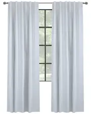 ThermaLogic Thermaplus Baxter Total Blackout Textured Dual Header Curtain Panel