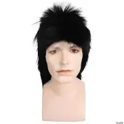 ADULT OLD SCHOOL MULLET REDNECK BLACK WIG COSTUME ACCESSORY LW110BK