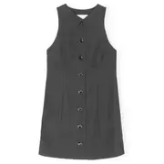[GANNI] Light Twill Suiting Mini Dress
