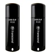 2 Pk Transcend USB 4GB Jetflash 350 2.0 Memory Flash Pen Thumb Storage Drive
