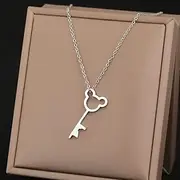[SHMAZ] Stainless Steel Necklaces Musical Note Pendants Kids Chains Choker Necklace For Women Gifts