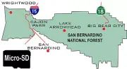FIELD TESTED San Bernardino Mountains CA-BDF Uniden BDC536 SDS200 Micro-SD Card