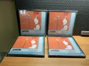 Record Album Cover Display Black Metal Frame LP Vinyl Collectors Museum Lot of 4