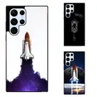 Anti scratch Case For Samsung Galaxy Z Fold Flip 3 4 5 6 takes off Space Shuttle