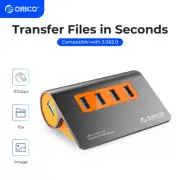 ORICO 10Gbps 4-Port HUB USB3.1 GEN2 C to A/C DockingStation OTG Splitter Adapter