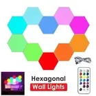 Hexagon LED Wall Lamp Hexagon Lights Honeycomb Home Decor Night Light APP Remote