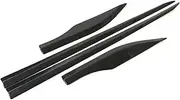 Chrome ABS Car Side Door Body Cover Moulding Trim Strip Car Exterior Accessories Compatible for Toyota C-HR CHR 2016 2017 2018(Carbon Fiber)