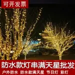 LED彩燈閃燈串燈串滿天星30米50米節日樹燈流星雨燈裝飾燈圣誕燈