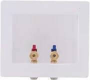 SharkBite 1/2 Inch x 3/4 Inch MHT Washing Machine Outlet Box, Push to Connect Brass Plumbing Fittings, PEX Pipe, Copper, CPVC, 24763