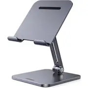 UGREEN LP134-40393 Foldable Aluminum Tablet Stand - Compatible For 4-12.9" iPad Pro Air Mini Devices - Sturdy and Thick Base [UG-40393]