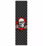 Powell Peralta Ripper Checker Griptape - 10.5"x33" Black