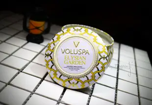 Voluspa 美國 香氛精油蠟燭 天堂花園 Elysian Garden 4oz 迷你鐵罐 全新