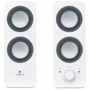 Logitech Multimedia Speakers Z200 Stereo Sound Multiple Device White 3.5mm AC AU