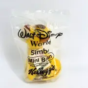 VTG 2001 KELLOGG'S CEREAL WALT DISNEY THE LION KING SIMBA MIN BEAN BAG PLUSH-NOS
