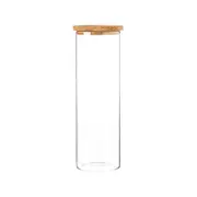Argon Tableware Glass Storage Jar with Cork Lid - 2 Litre
