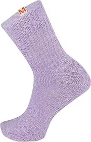 [MERRELL] Men's and Women's Cloud Crew Socks-1 Pair Pack-Ultra Soft Cushioned Comfort Work & Sport Recovery