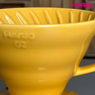 【HARIO】日本製V60彩虹磁石濾杯01-藍媚茶 1-2人份(陶瓷濾杯 錐形濾杯 有田燒)